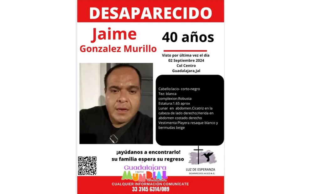 Desde septiembre del 2024, González Murillo dedicó cada día a la lucha por encontrar a su hermano Jaime González Murillo (02/04/2025). Foto: Colectivo