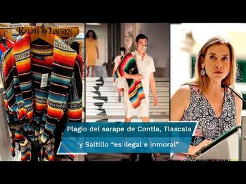 Beatriz Gutiérrez Müller acusa a Ralph Lauren de plagiar diseños de sarapes mexicanos