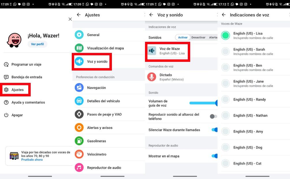 Cómo activar la voz de Darth Vader en tu GPS. Imagen: captura de pantalla