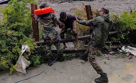VIDEO: Riada repentina en el Himalaya indio deja al menos un centenar de desaparecidos; reportan 4 muertos