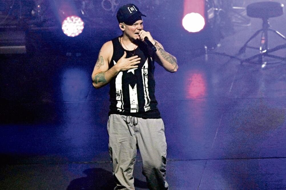 El cantante presentó en el Auditorio Nacional su nuevo disco (CARLOS MEJÍA. EL UNIVERSAL)