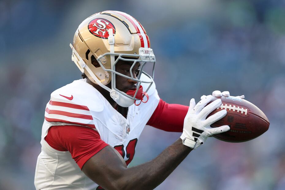 Brandon Aiyuk con los 49ers de San Francisco - Foto: AFP