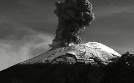 Video. Volcán Popocatépetl registra dos fuertes explosiones 