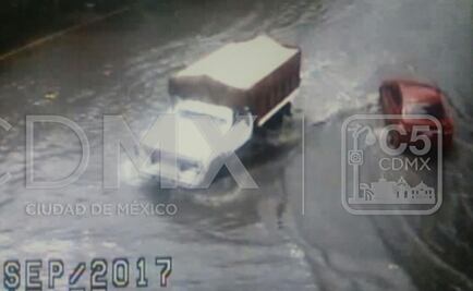 Lluvia causa encharcamientos en 3 delegaciones