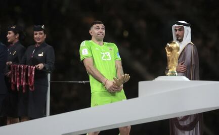 Dibu Martínez explica su polémica celebración del Guante de Oro con dedicación a Francia