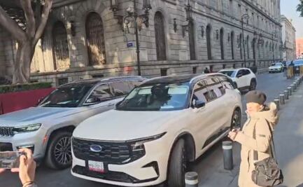 Senadores de Morena piden estacionarse en lugar prohibido; dirigen carta a Pablo Vázquez para no ser infraccionados