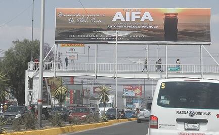 Choferes de transporte público impiden que unidades de otras rutas ofrezcan servicio al AIFA