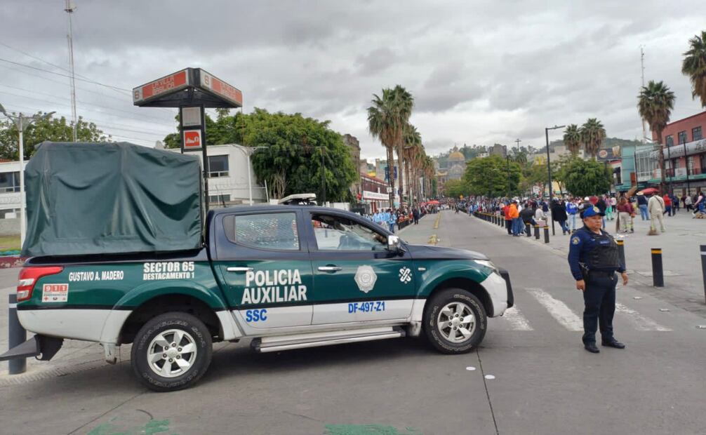 La alcaldía indicó que se presentarán cierres intermitentes en el perímetro cercano a la Basílica de Guadalupe. Foto: Especiales