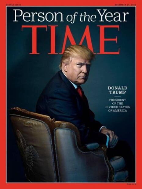 Revista Time elige a Donald Trump como persona del año