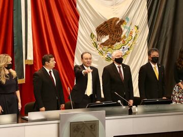 Alfonso Durazo rinde protesta como gobernador de Sonora