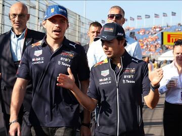 Checo Pérez y Max Verstappen, penalizados para el Gran Premio de Italia