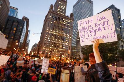 Se desata ola de protestas en EU contra Trump