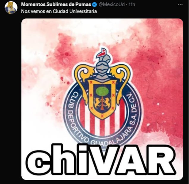 Los mejores MEMES del triunfo de Chivas sobre Pumas / Foto: Especiales