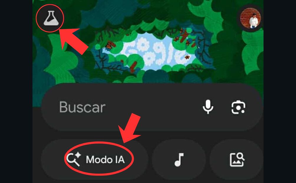 Para utilizar el modo IA de Google debes hacerlo con el modo incógnito  desactivado. Foto: Captura de pantalla