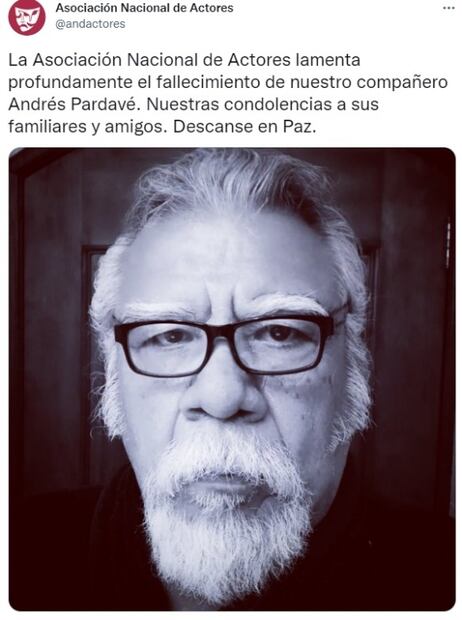 Fallece Andrés Pardavé, actor de "Arráncame la vida" y "Club de cuervos"