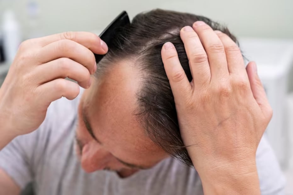Caída de cabello estrés. Fuente: Freepik