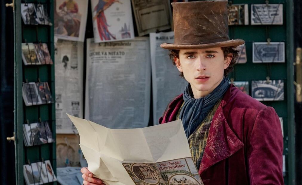 Chalamet protagonizó este año la cinta "Wonka", una de las más esperadas. Foto: IMDb