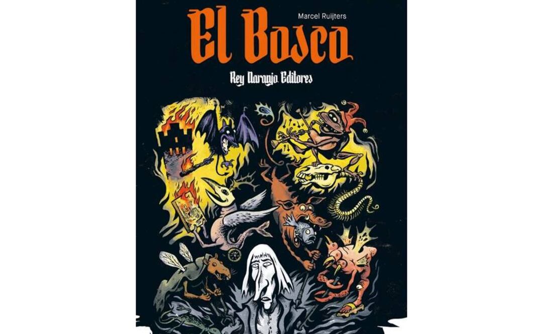 Con clérigos y feligreses perseguidos por los pecados de la carne y la avaricia, el autor holandés convierte a Hieronymus Bosch en un observador silencioso con ganas de representar lo noble y lo bajo que rodeaba su día a día. FOTO: Editorial Udlibros