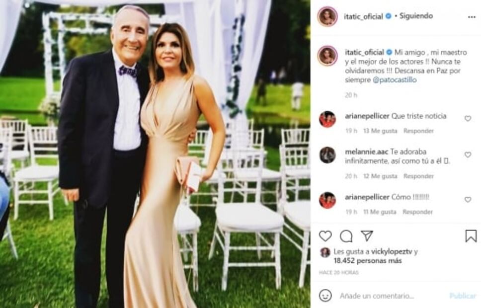 "Se fue en paz, tomado de mi mano": Haunani Ruiz, esposa de Patricio Castillo