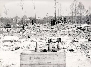 Una explosión de 20 mil granadas alarmó a los capitalinos en 1952