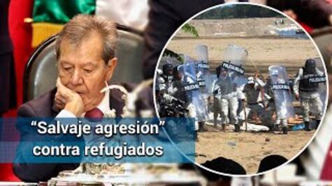 Guardia Nacional actuó con salvajismo, denuncia Muñoz Ledo