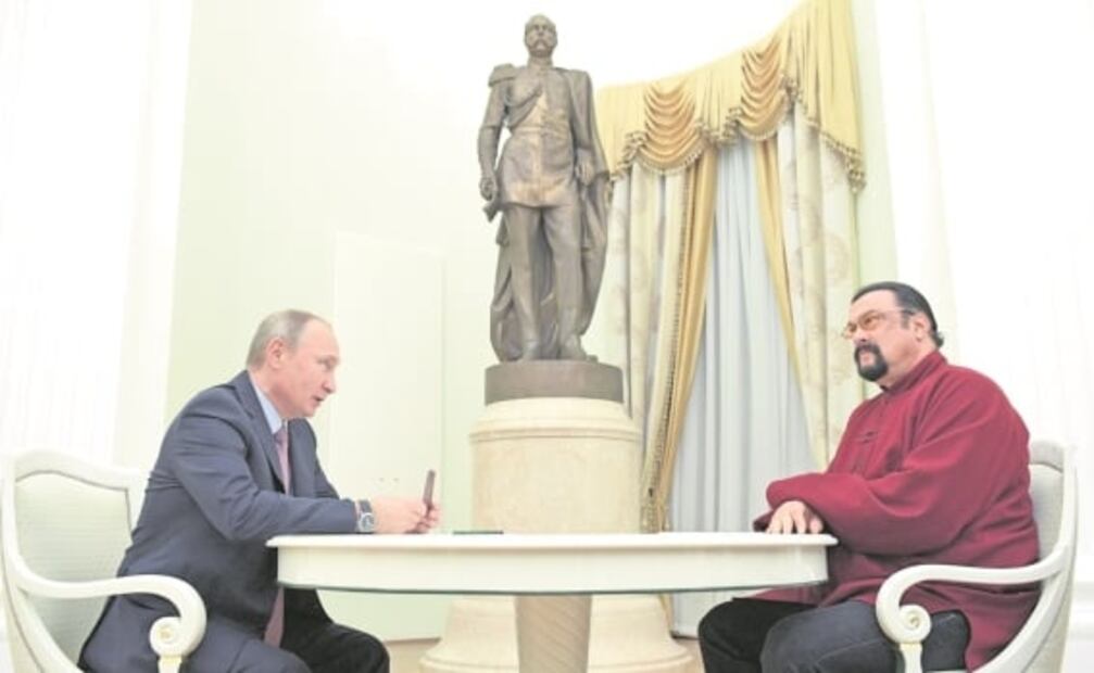Gérard Depardieu y Steven Seagal, los actores amigos de Putin  