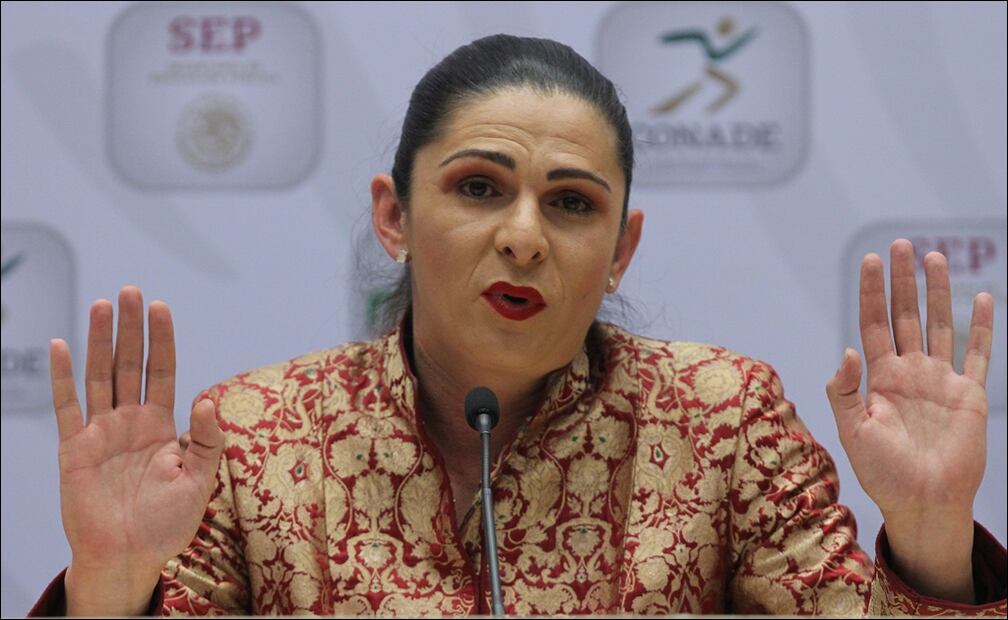 Ana Gabriela Guevara directora de la Comisión Nacional de Cultura Física y Deportes (Conade). Foto: EFE 