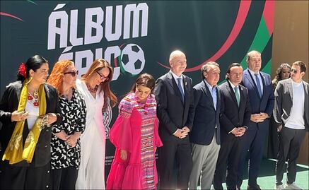 Presidente de la FIFA y Jefa de Gobierno de la CDMX inauguran exposición "Álbum Épico" en Iztapalapa