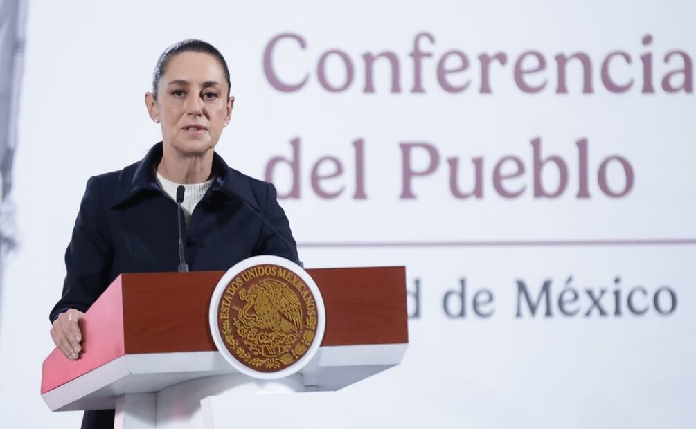 La presidenta de México, Claudia Sheinbaum Pardo, rechazó este martes que la nueva Ley de Telecomunicaciones y Radiodifusión busque censurar o espiar. Foto: Fernanda Rojas / EL UNIVERSAL