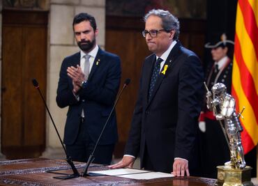 El independentista Quim Torra toma posesión como nuevo presidente de Cataluña