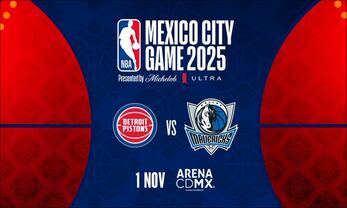 Pistons y Mavericks se enfrentan en la Arena CDMX / Foto: Especiales