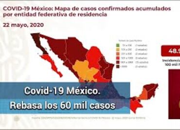 México rebasa los 60 mil casos de Covid; suman 6,989 muertes