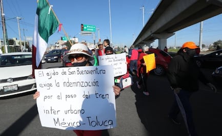 Ejidatarios exigen indemnización por afectaciones del Tren Interurbano