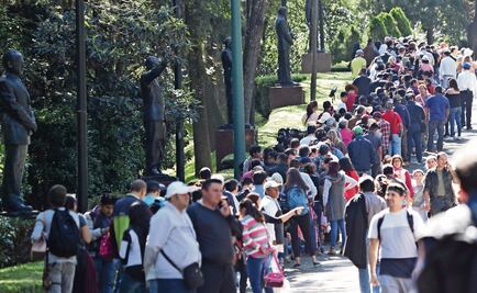 “Más vale llegar temprano, porque seguro va a haber mucha gente": visitante de Los Pinos
