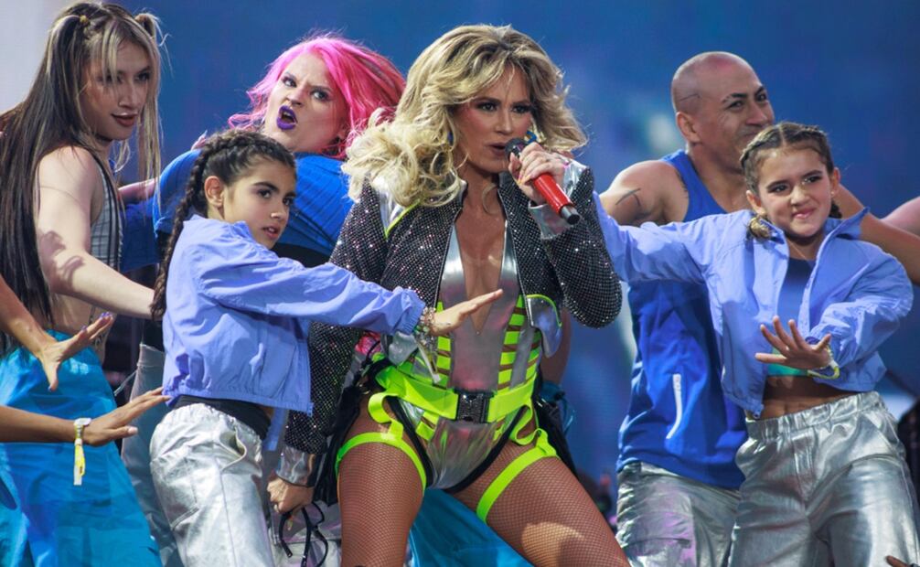 Valentina, hija de Maria José, brilló en el escenario junto a su madre. Foto: Yaretzy M. Osnaya/EL UNIVERSAL.