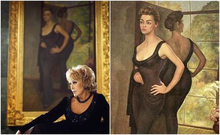 Cartonista analiza cuadro de Silvia Pinal, pintado por Diego Rivera; “son tres en una”