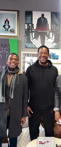 Kevin y Derrick Boseman, hermanos mayores de Chadwick Boseman (QEPD).
Foto: Instagram