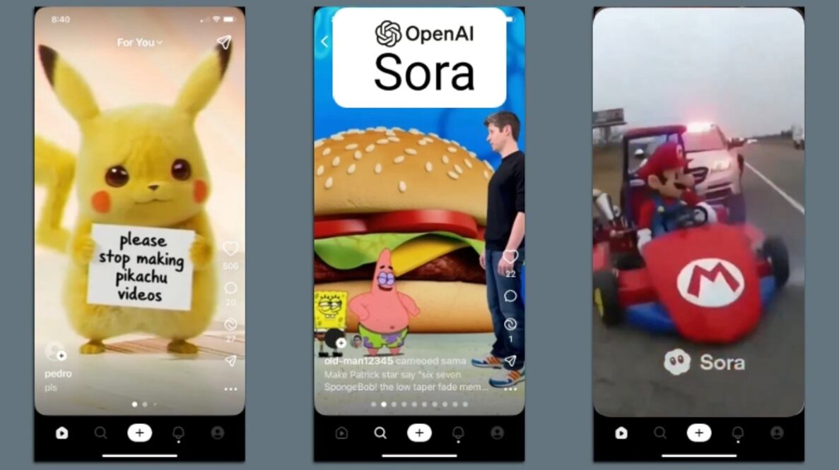 Los videos creados con Sora se han popularizado en la red. Foto: Captura de pantalla