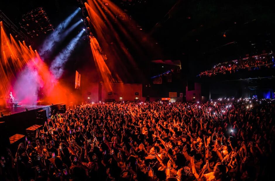 Nsqk se presentó este sábado en el Pepsi Center.
Foto: OCESA / Lulú Urdapilleta