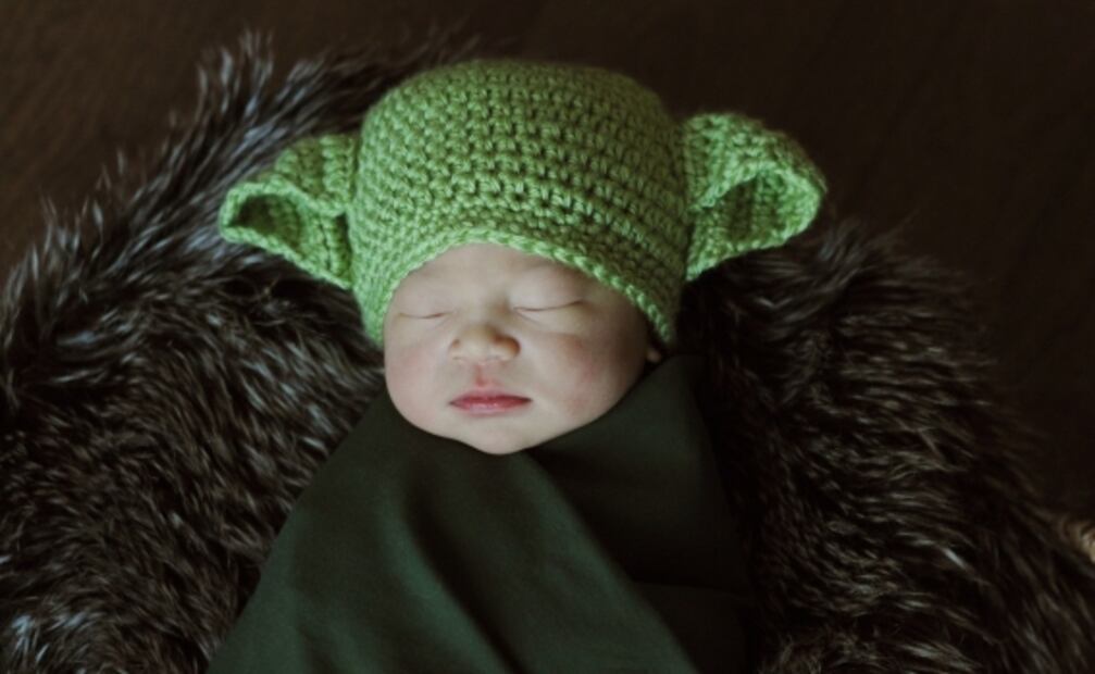 Visten a recién nacidos como personajes de Star Wars