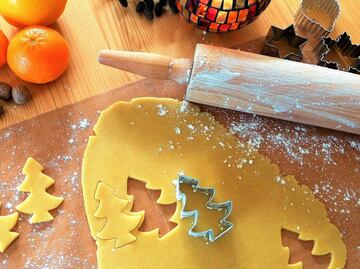 #Receta galletas navideñas de arándano y mandarina