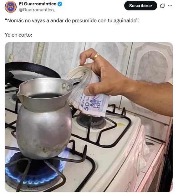 Memes de la espera por el aguinaldo en México. Foto: X