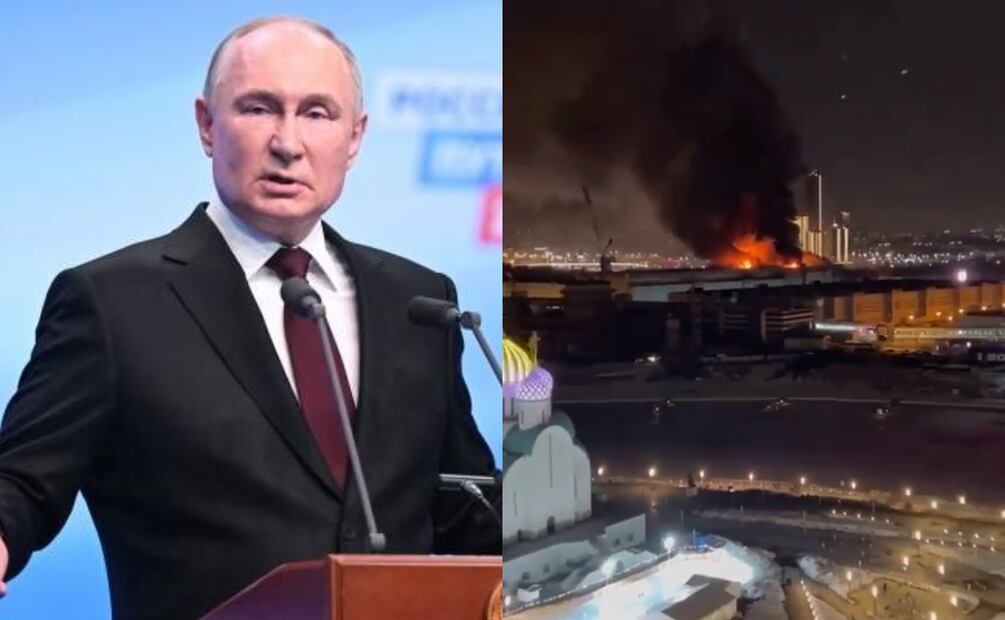 Putin habla con autoridades de seguridad sobre ataque en Moscú, según agencias rusas. Foto: AP/ captura video