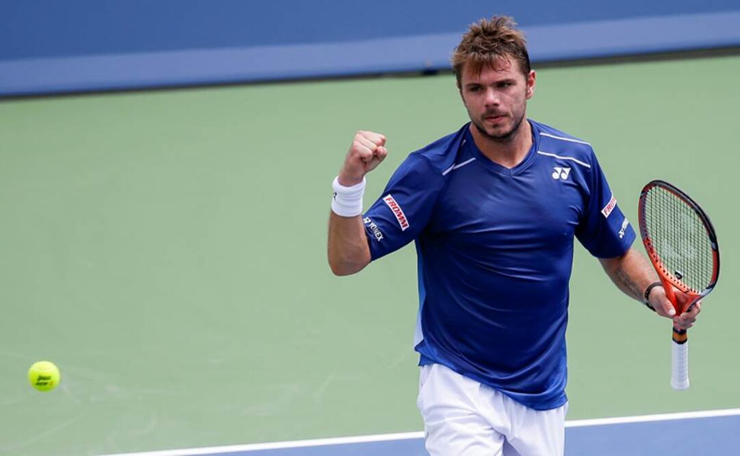 Stanislas Wawrinka celbra su triunfo. AP