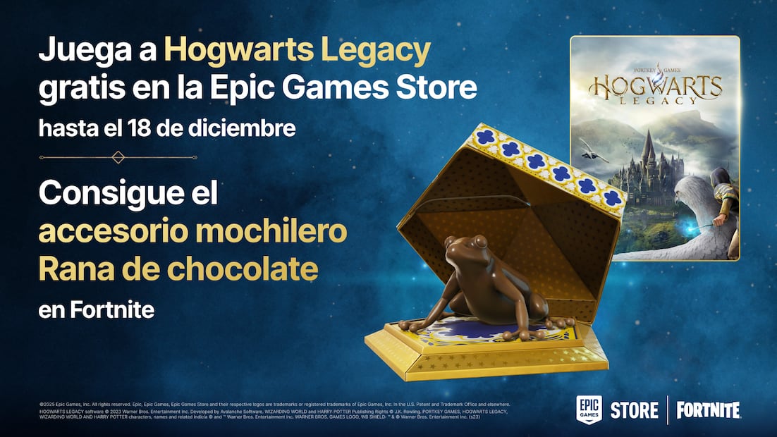 El primer juego gratis de la temporada navideña será "Hogwarts Legacy". Foto: Epic Games Store