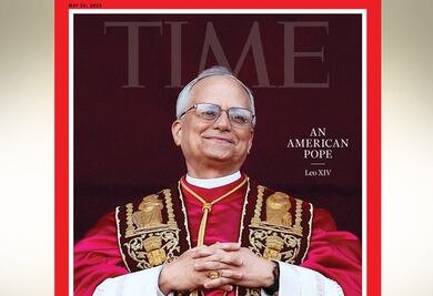 Papa León XIV es la portada de la revista "Time"; “Un papa americano”, el título de la publicación
