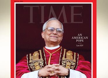 Papa León XIV es la portada de la revista "Time"; “Un papa americano”, el título de la publicación