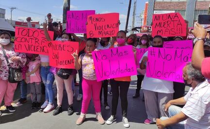 Mujeres marchan por el 8M en el oriente del Edomex 