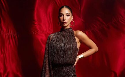 María Chacón brilla con pantalón de piel y top transparente