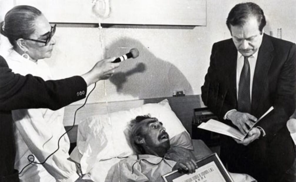 A pesar de estar separada de Emilio Fernández, Columba estuvo con el director cinematográfico hasta el final, cuando éste sufrió una caída que le ocasionó fracturas en la mano y la cadera en junio de 1986. Fototeca EL UNIVERSAL.